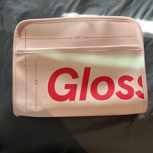 Glossier makeup bag
